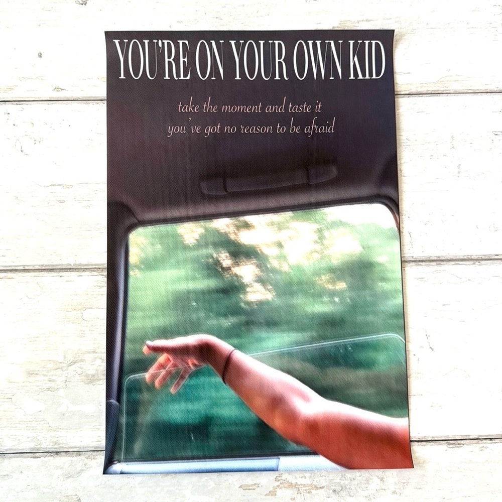 Taylor Swift You’re On Your Own Kid Art Print Canvas Poster Merch 8x12in NEW